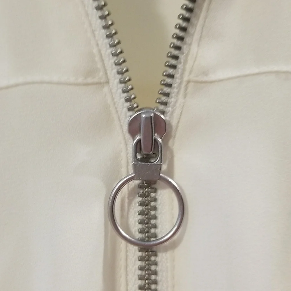 ✨️Express Zip Front Sleeveless Portofino Shirt Original Fit Size Small - Picture 6 of 11